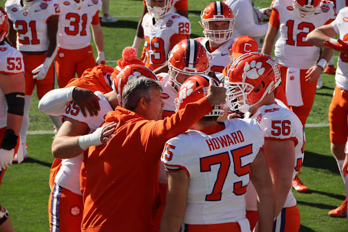 Matt Luke Clemson Gator Bowl